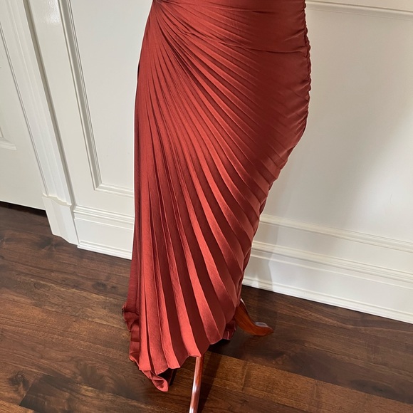 ALC Delfina Pleated  Maxi Dress - Picture 10 of 13